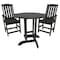 Highwood Usa Lehigh 3pc Round Counter Height Outdoor Patio Furniture Dining Set AD-CNL36-BKE - alternate 1